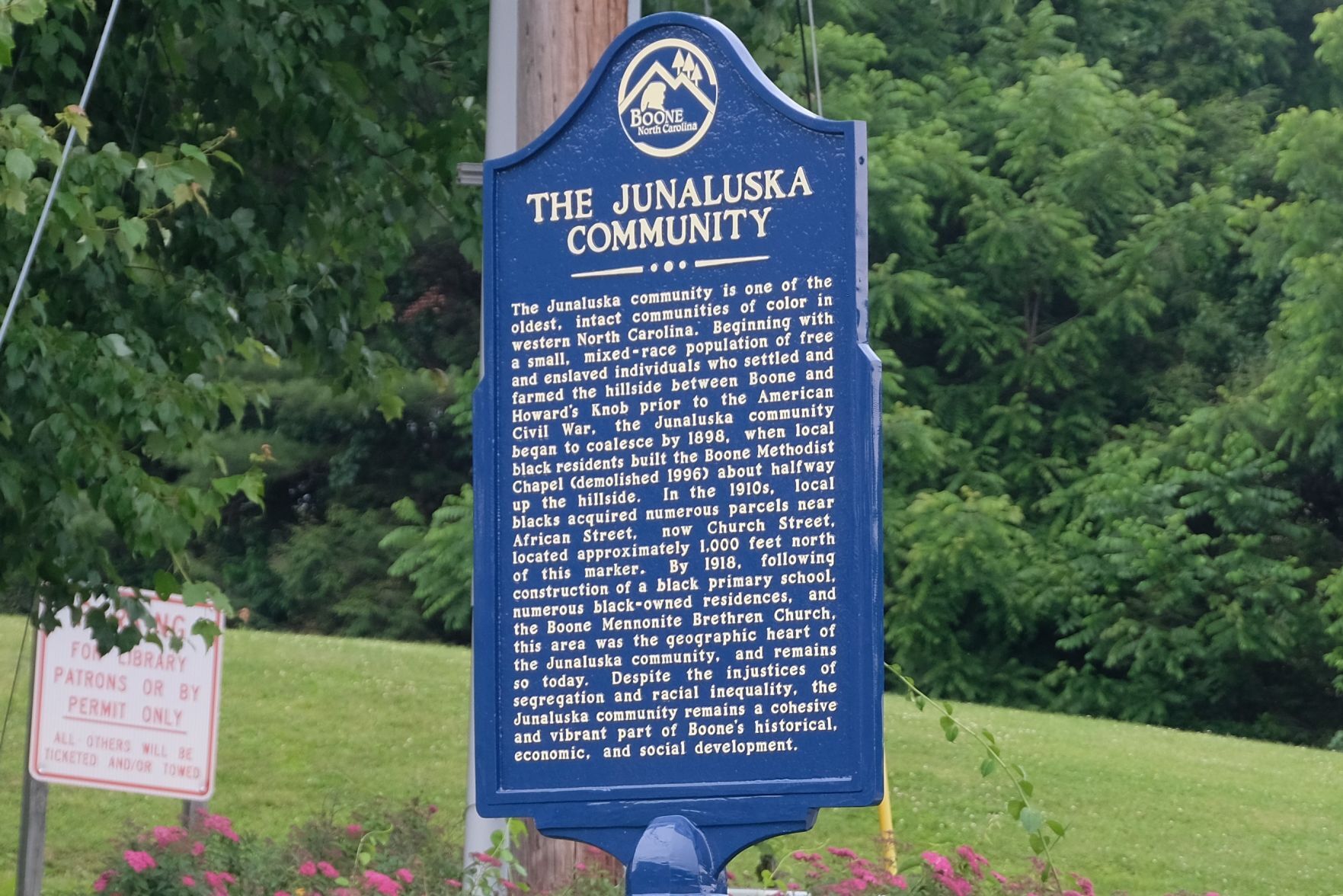 Junaluska marker